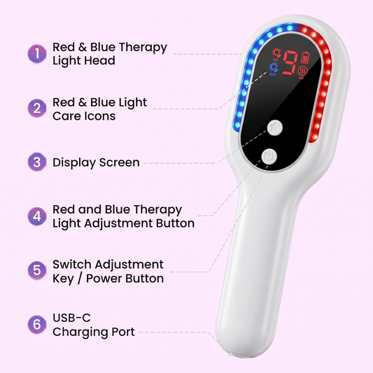 Vestra Red Light Scalp Massager