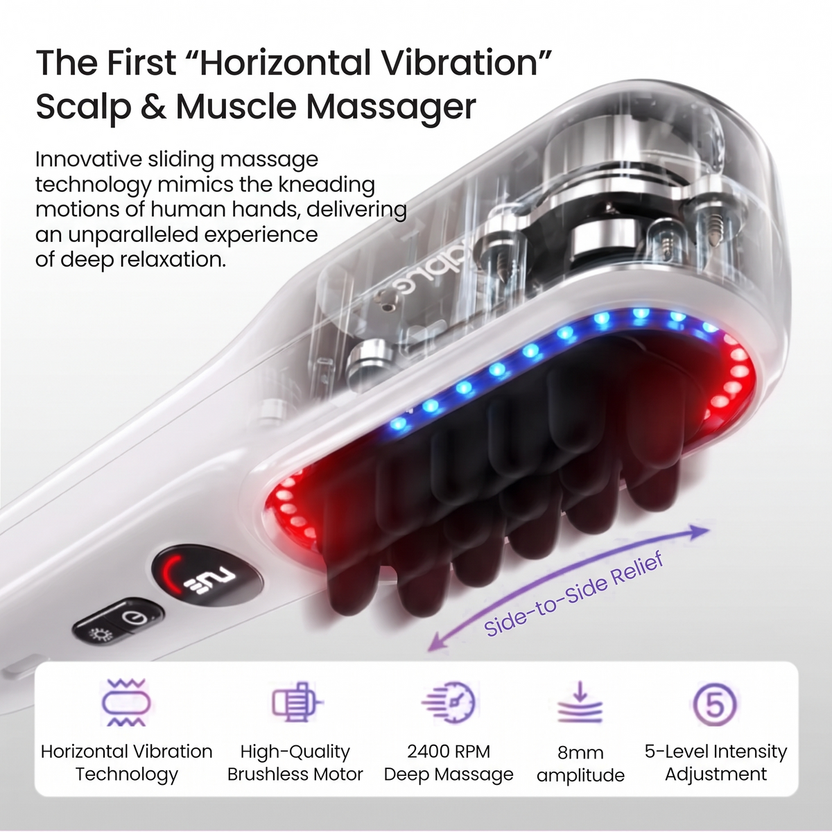 Vestra Red Light Scalp Massager