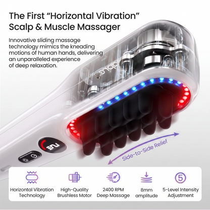 Vestra Red Light Scalp Massager
